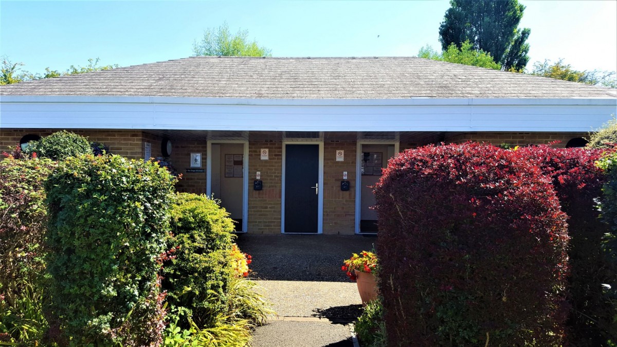 The Facilities block at Cambridge Camping and Caravanning Club