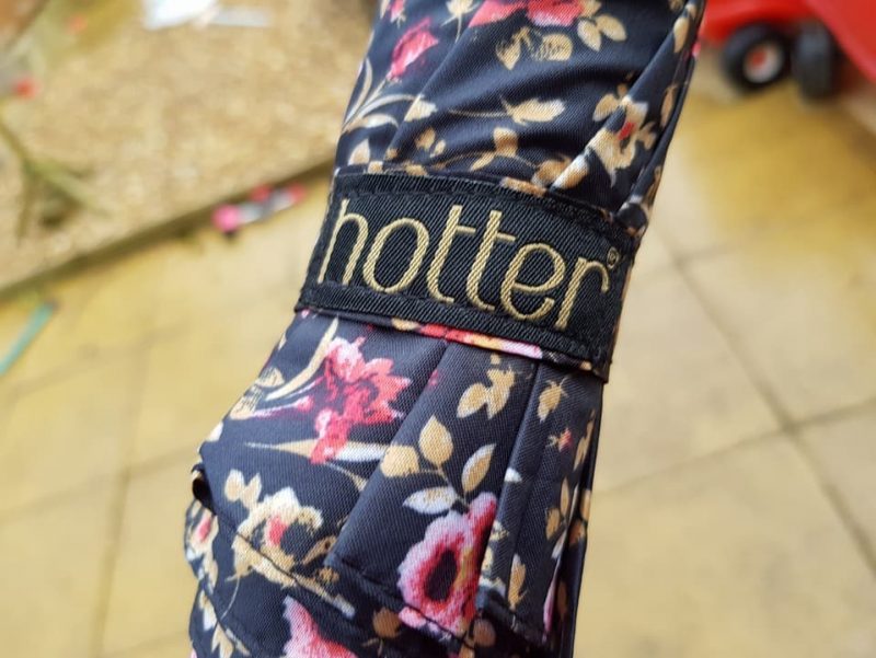 Rose patterned Umbrella by Hotter Shoes in Queensgate Shopping Centre