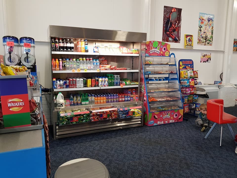 Fridges at trampoline park Tramp2Lean Peterborough