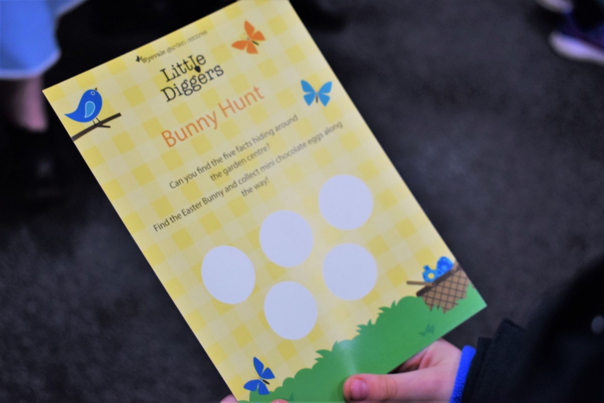 Easter Hunt card Wyevale Garden Centre
