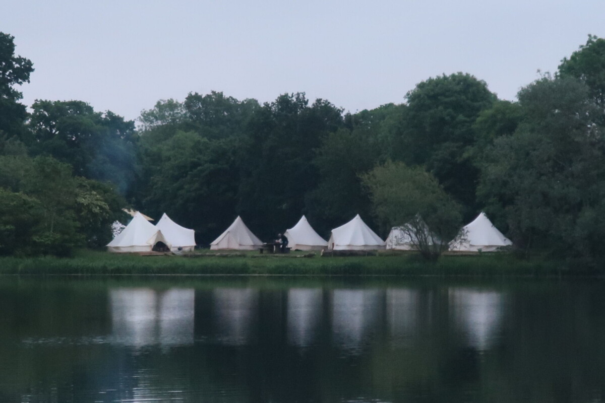 bell tents at nene park